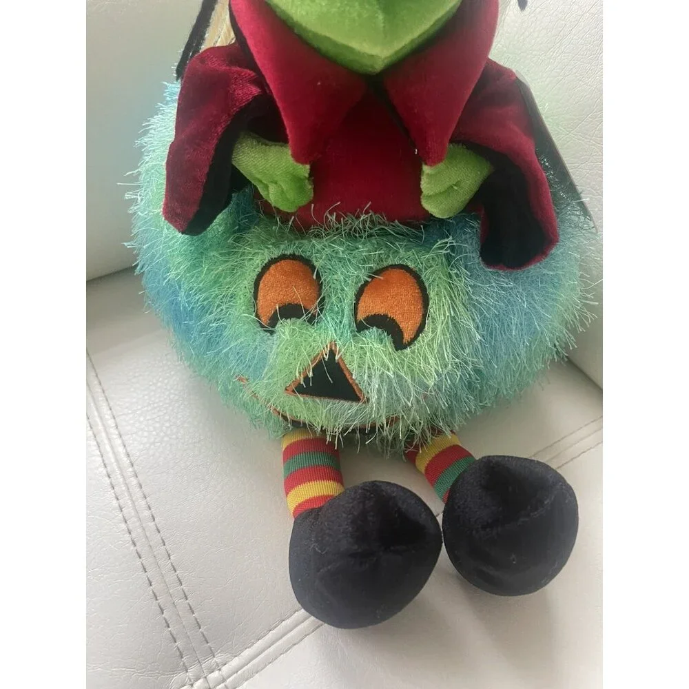 Y2K Collectable Discontinued Meijer Halloween Witch & Pumpkin Plush By Caltoy 03 - Picture 7 of 16